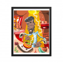 "The Chef" Framed Print